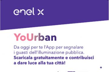 App YoUrban di Enel X per la segnalazione dei guasti di illuminazione pubblica