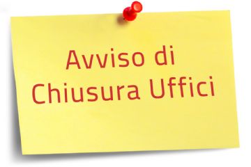 Avviso chiusura Ufficio Demografici dal 30 Marzo al 6 Aprile 2026